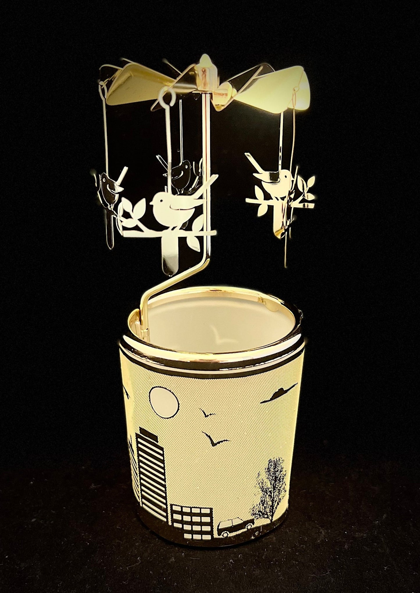 Candle Carousel - The City Birds