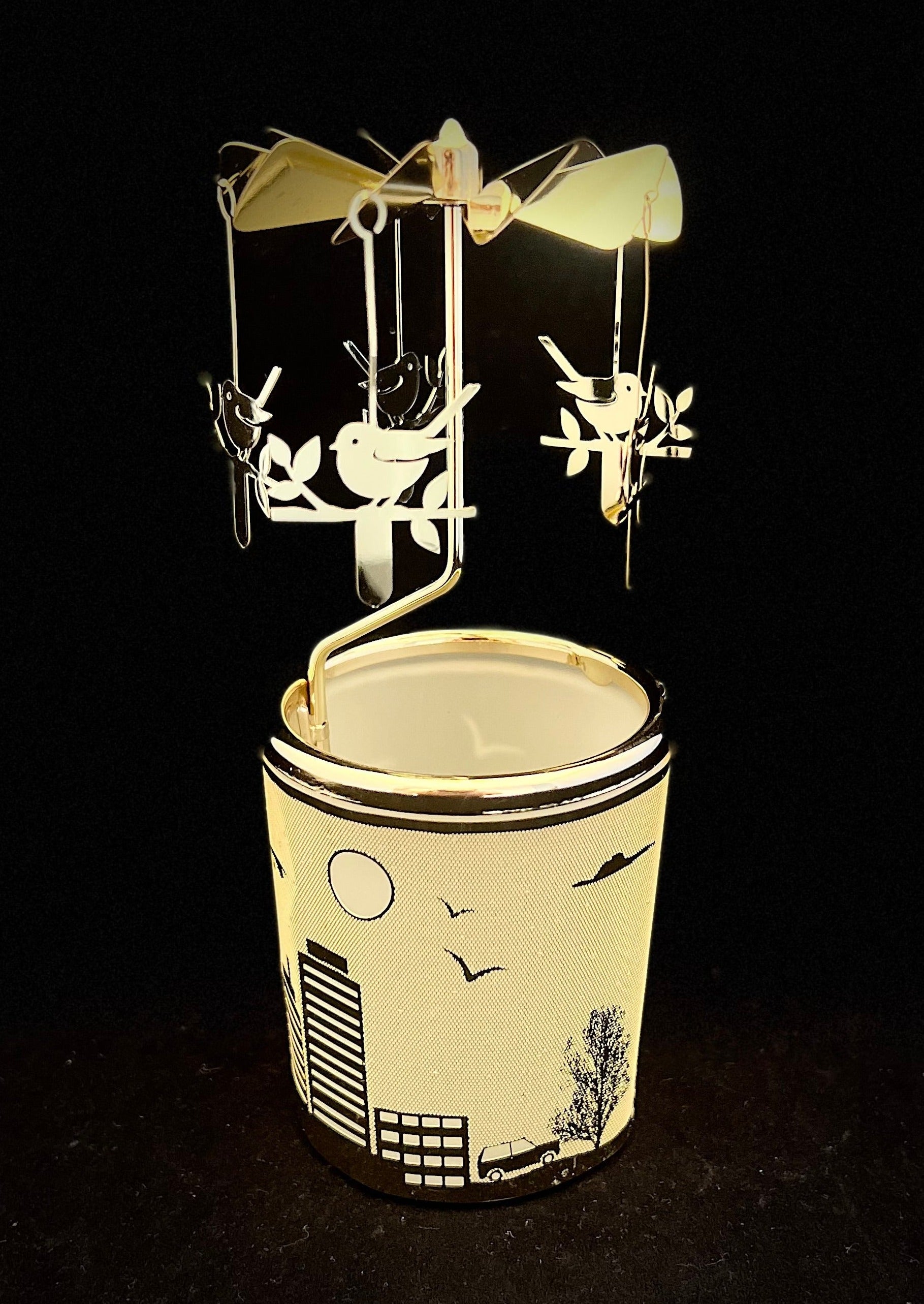 Candle Carousel - The City Birds