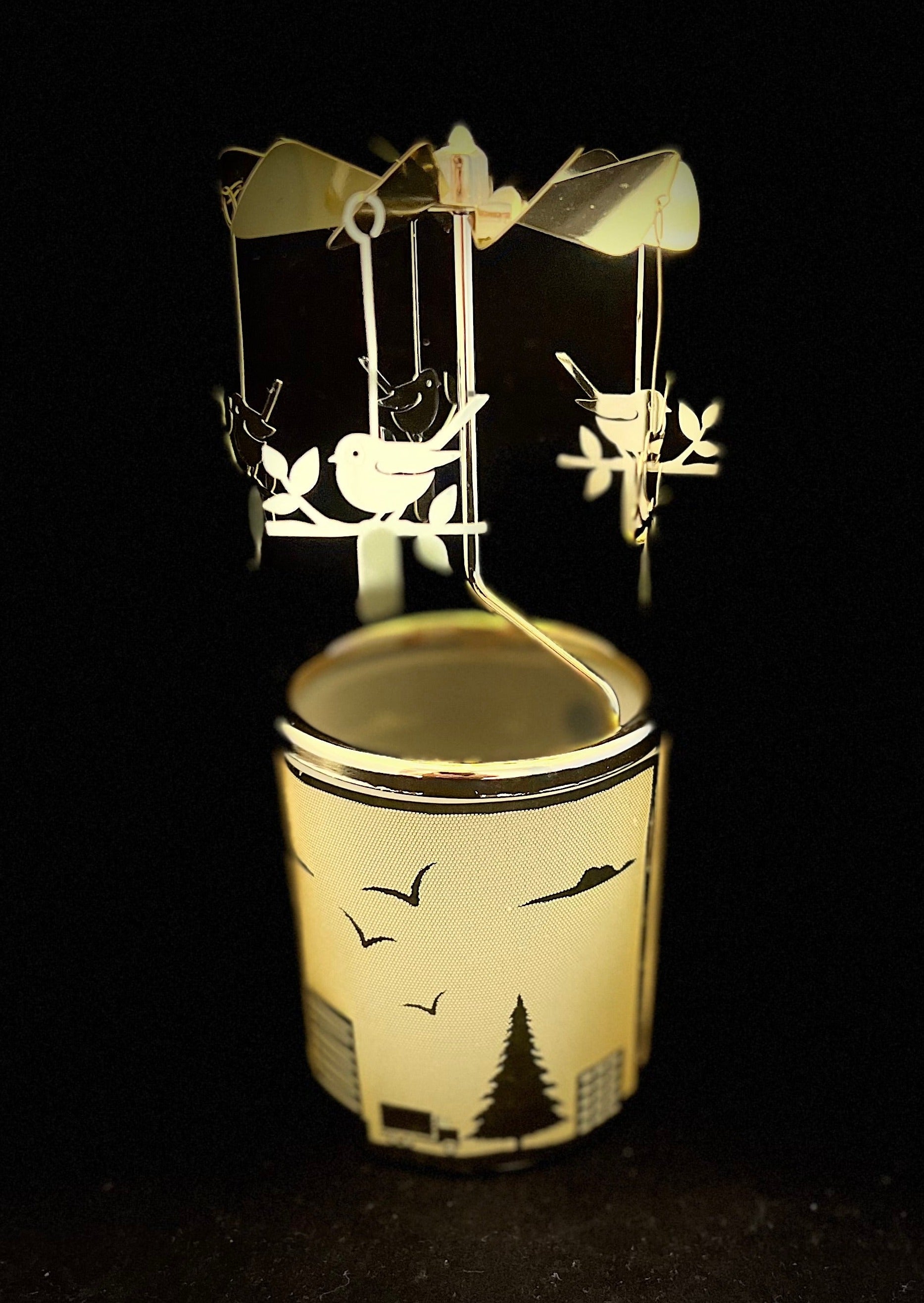Candle Carousel - The City Birds
