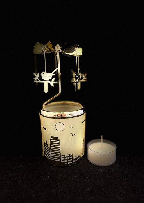 Candle Carousel - The City Birds