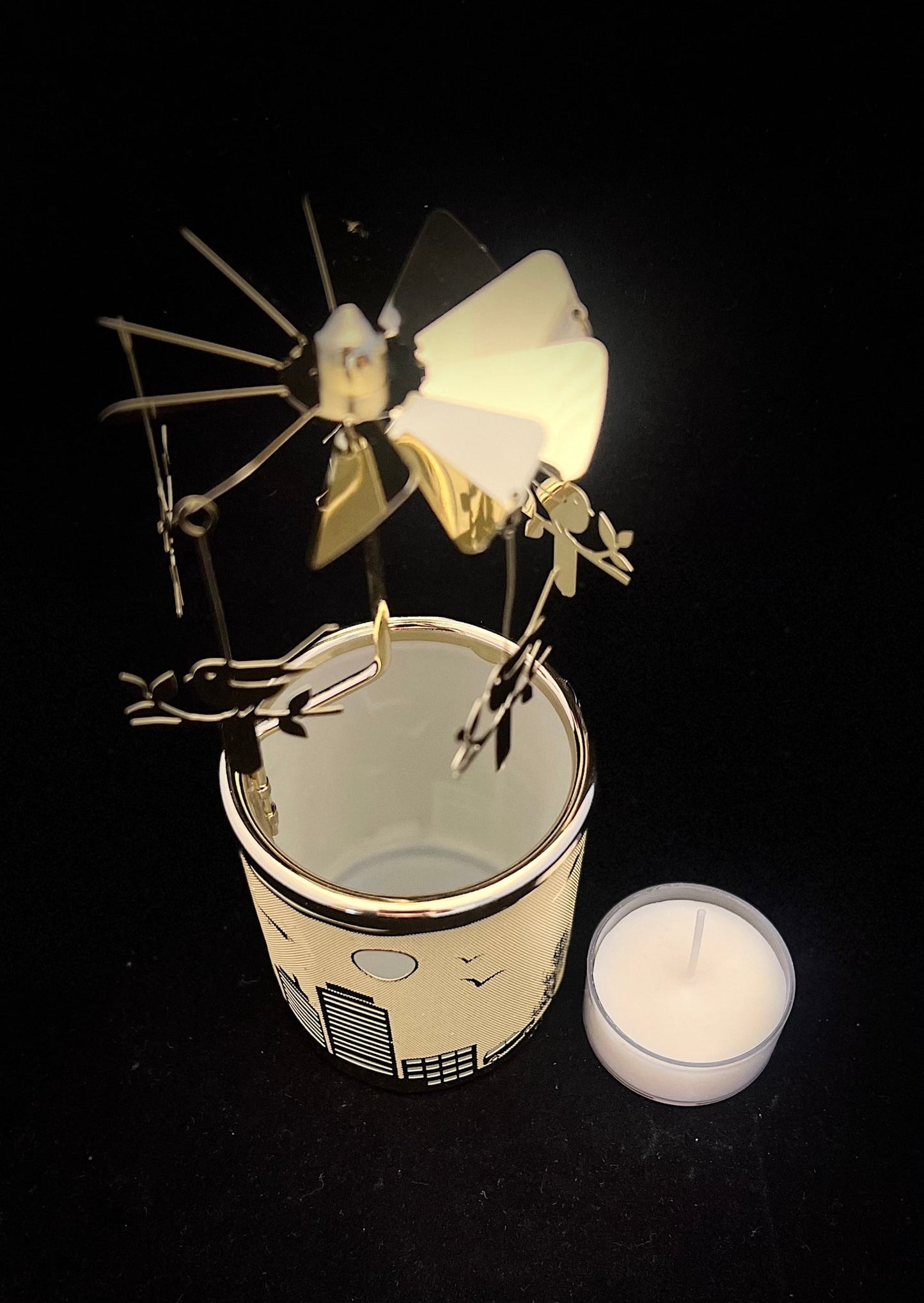 Candle Carousel - The City Birds