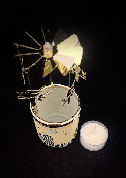 Candle Carousel - The City Birds