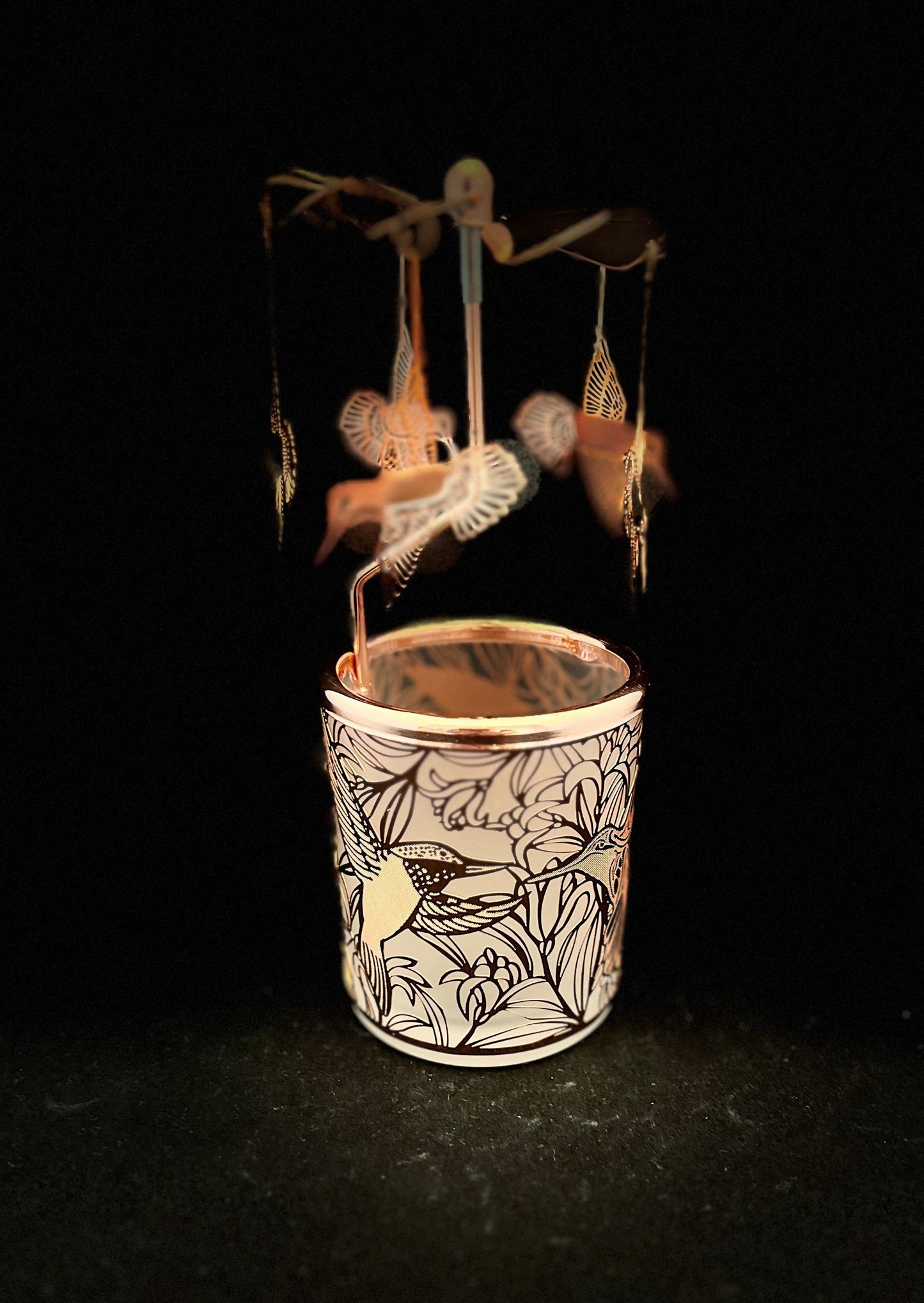 Candle Carousel - The Beautiful Hummingbirds
