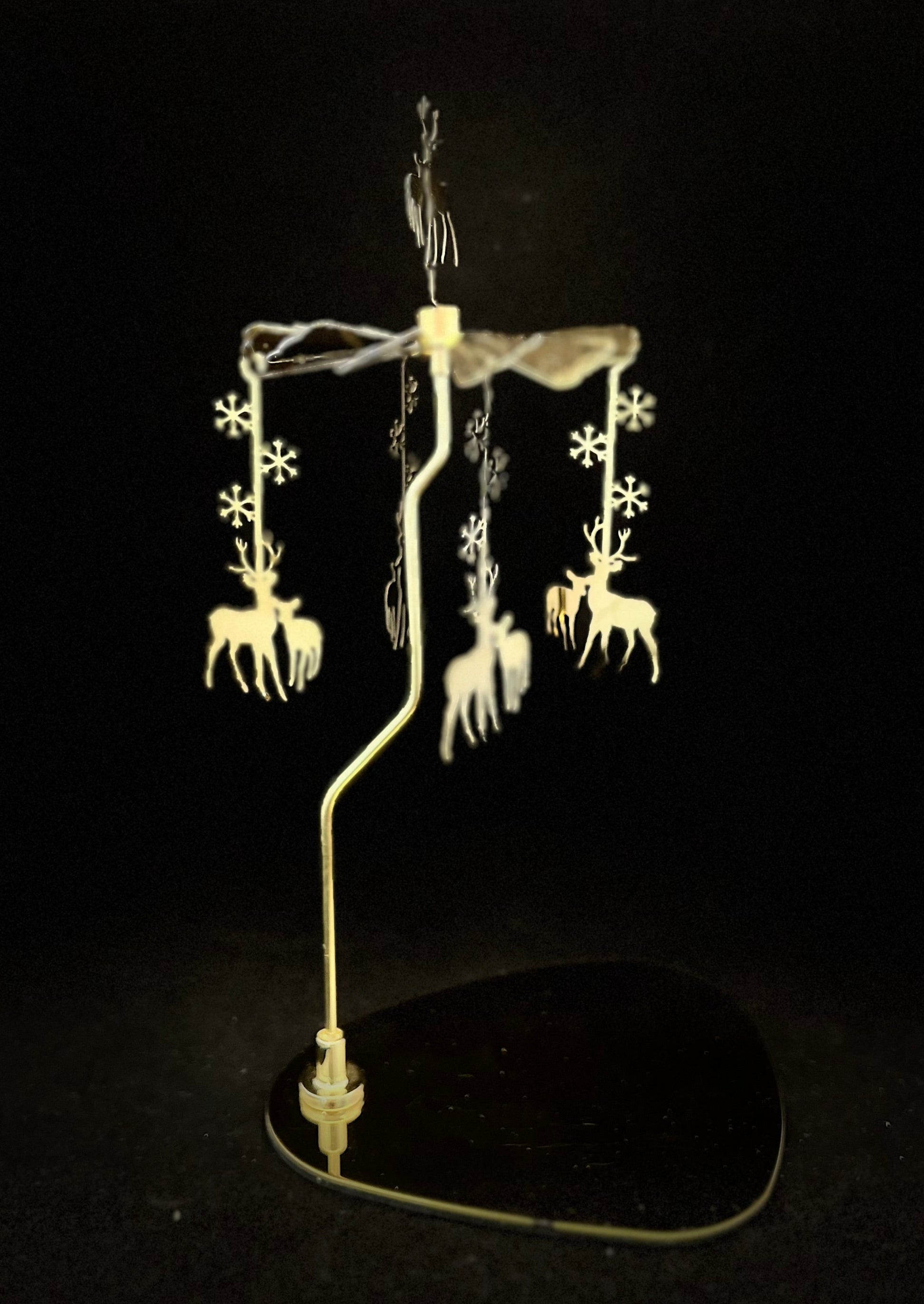 Candle Carousel - The Woodland Reindeers