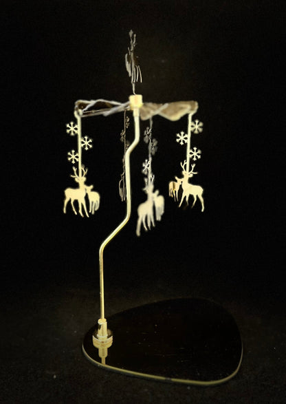 Candle Carousel - The Woodland Reindeers
