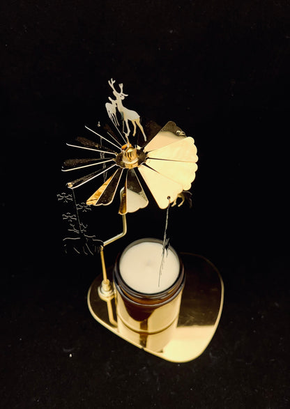 Candle Carousel - The Woodland Reindeers