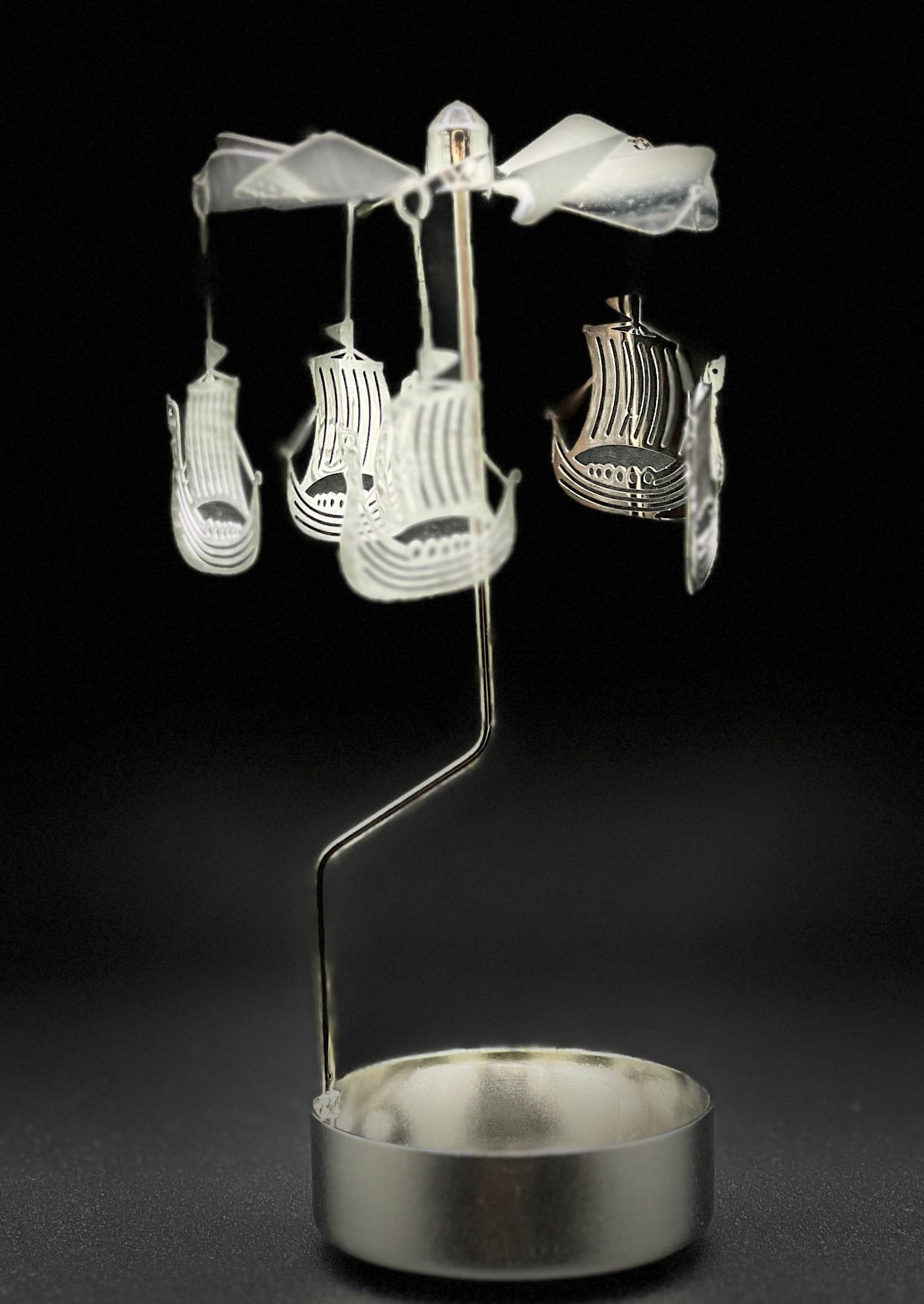 Candle Carousel - The Viking Ships