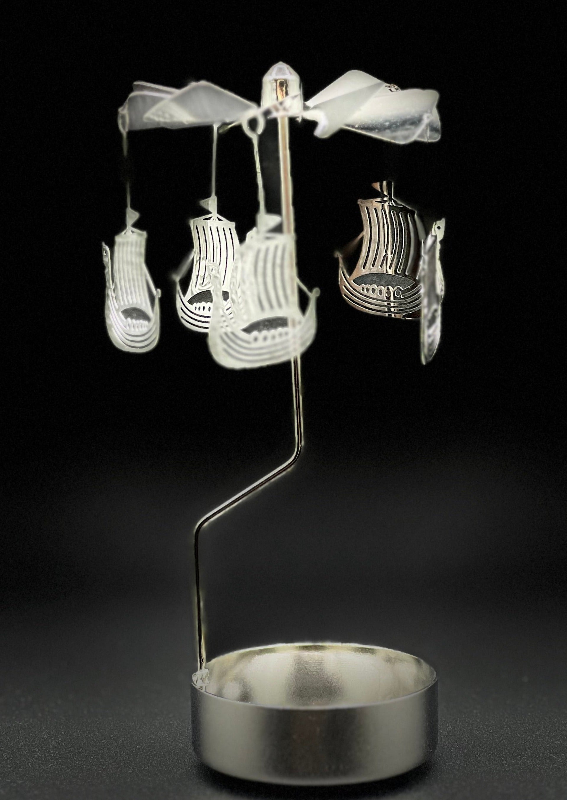 Candle Carousel - The Viking Ships