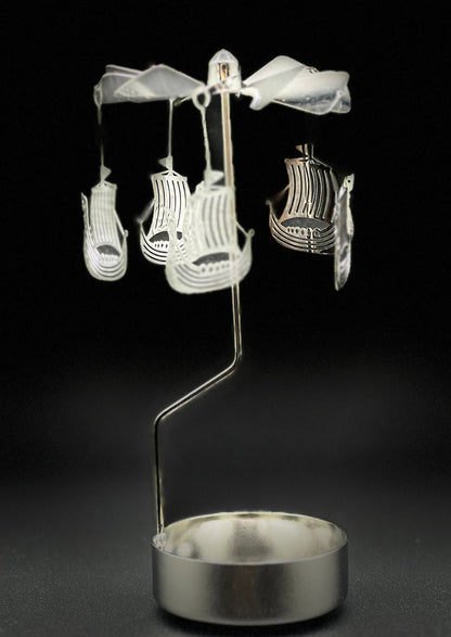 Candle Carousel - The Viking Ships