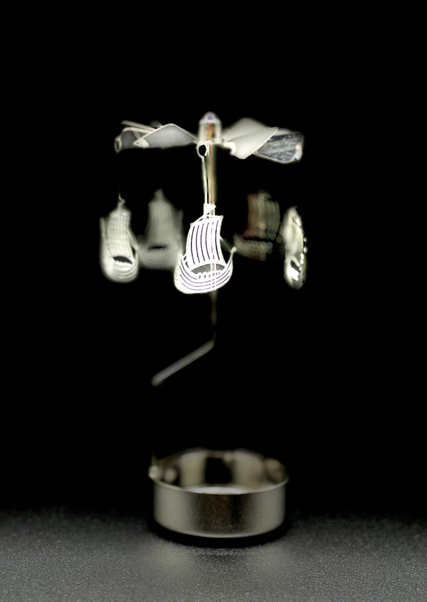 Candle Carousel - The Viking Ships