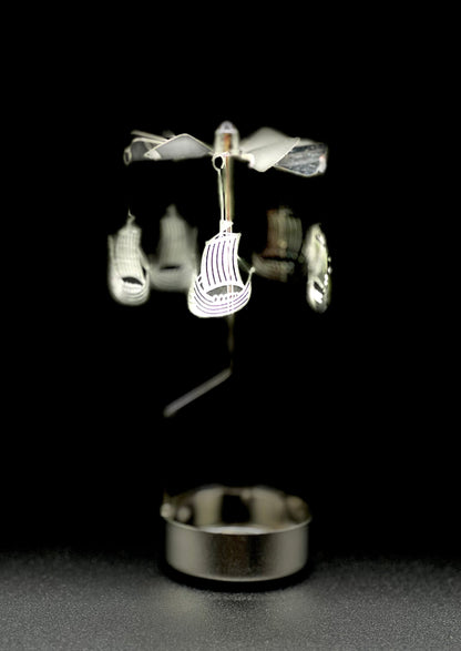 Candle Carousel - The Viking Ships