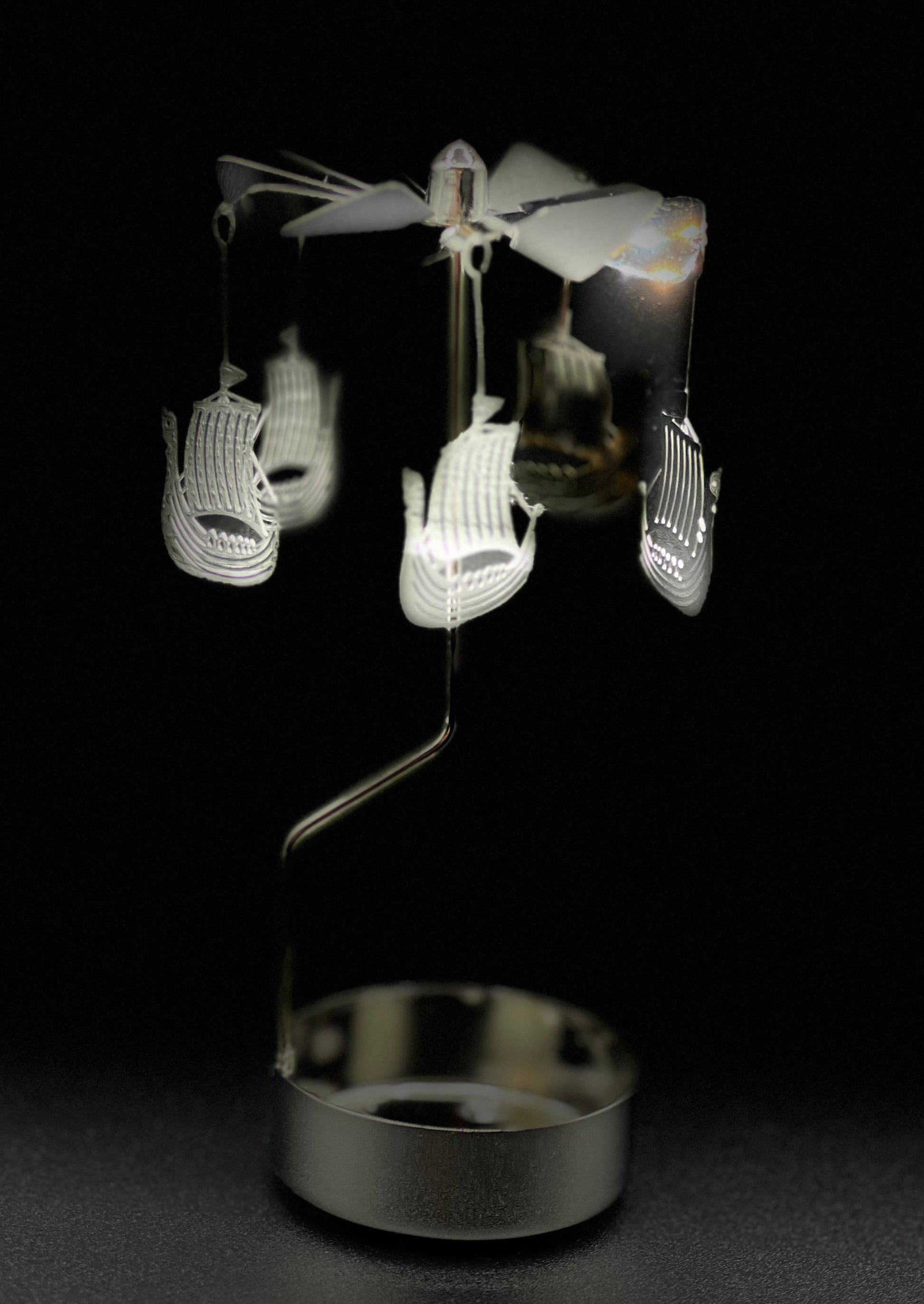 Candle Carousel - The Viking Ships