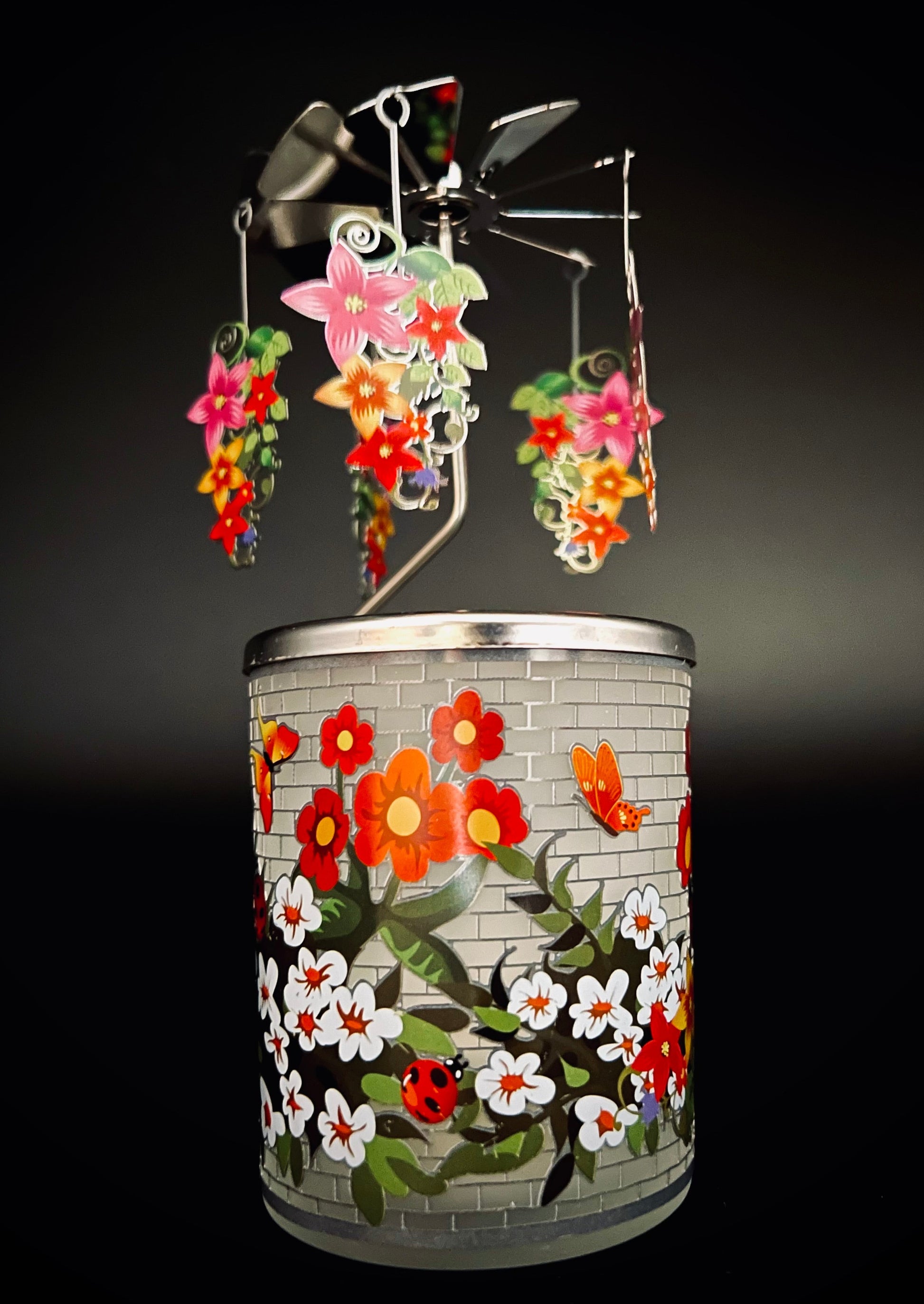 Candle Carousel - The Flower Garden