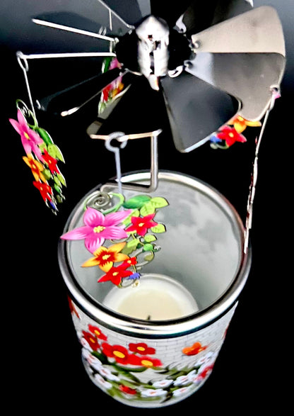 Candle Carousel - The Flower Garden