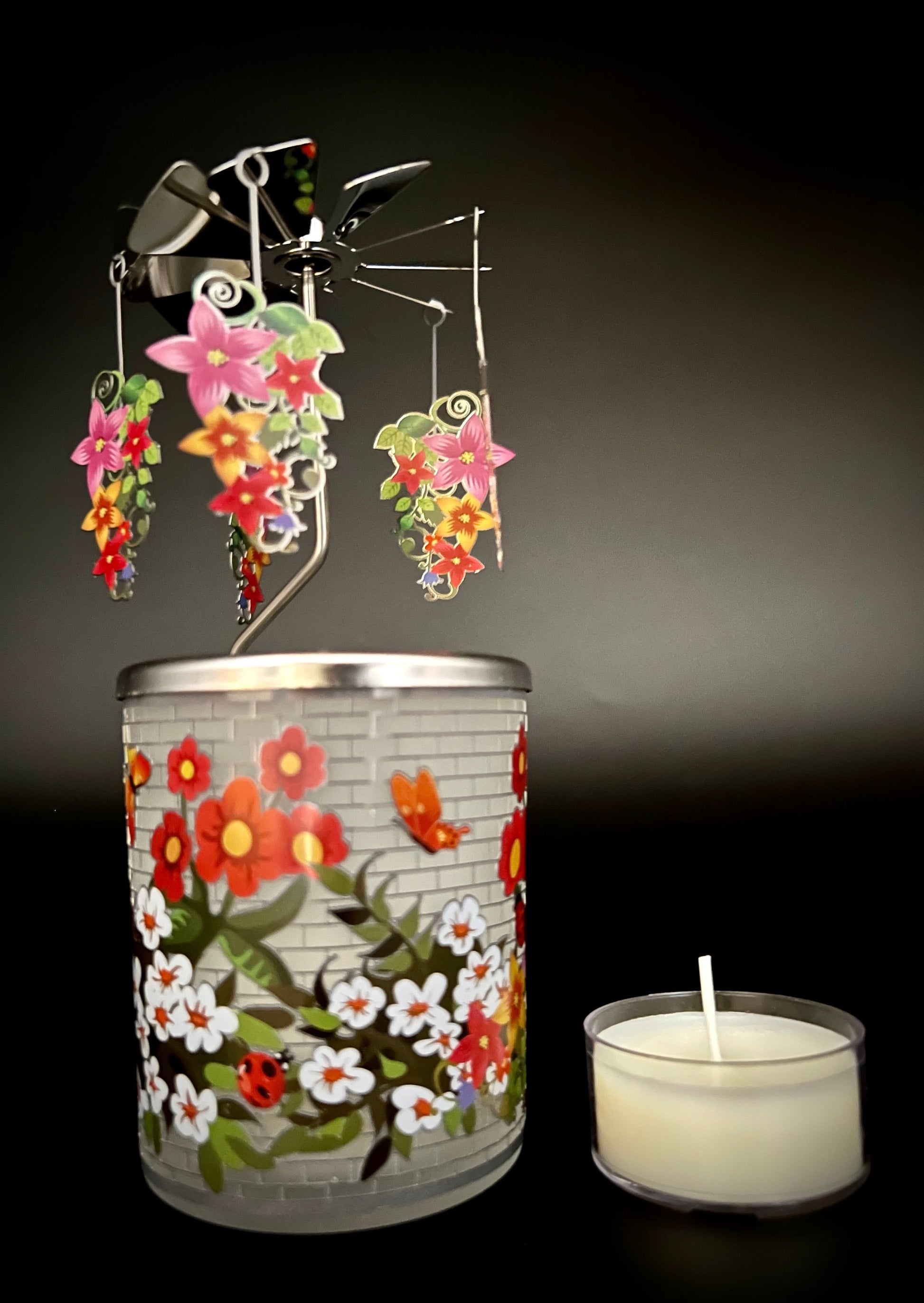 Candle Carousel - The Flower Garden