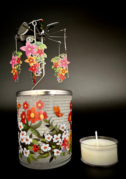 Candle Carousel - The Flower Garden