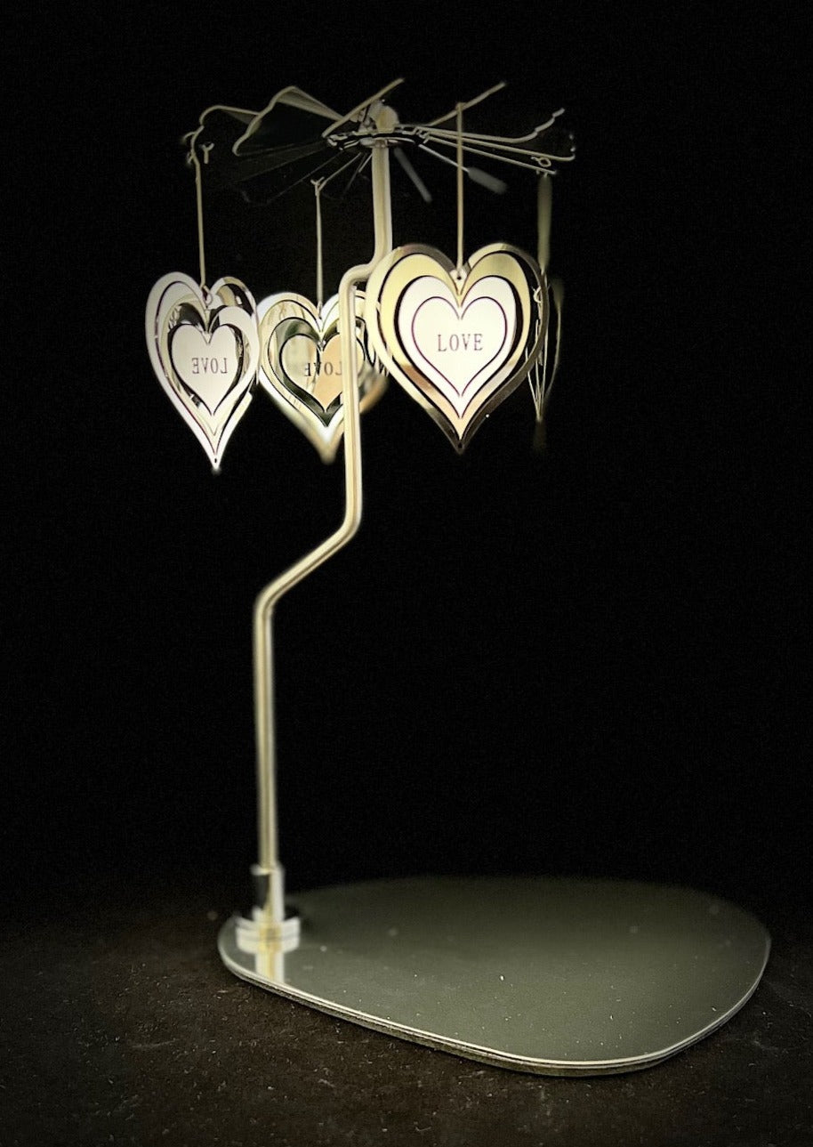 Candle Carousel - The Love Hearts