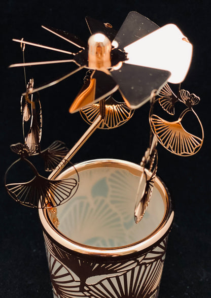 Candle Carousel - The Distinguished Gingko Leaves