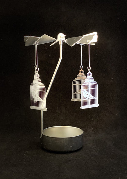 Candle Carousel - The Silver Birdcage