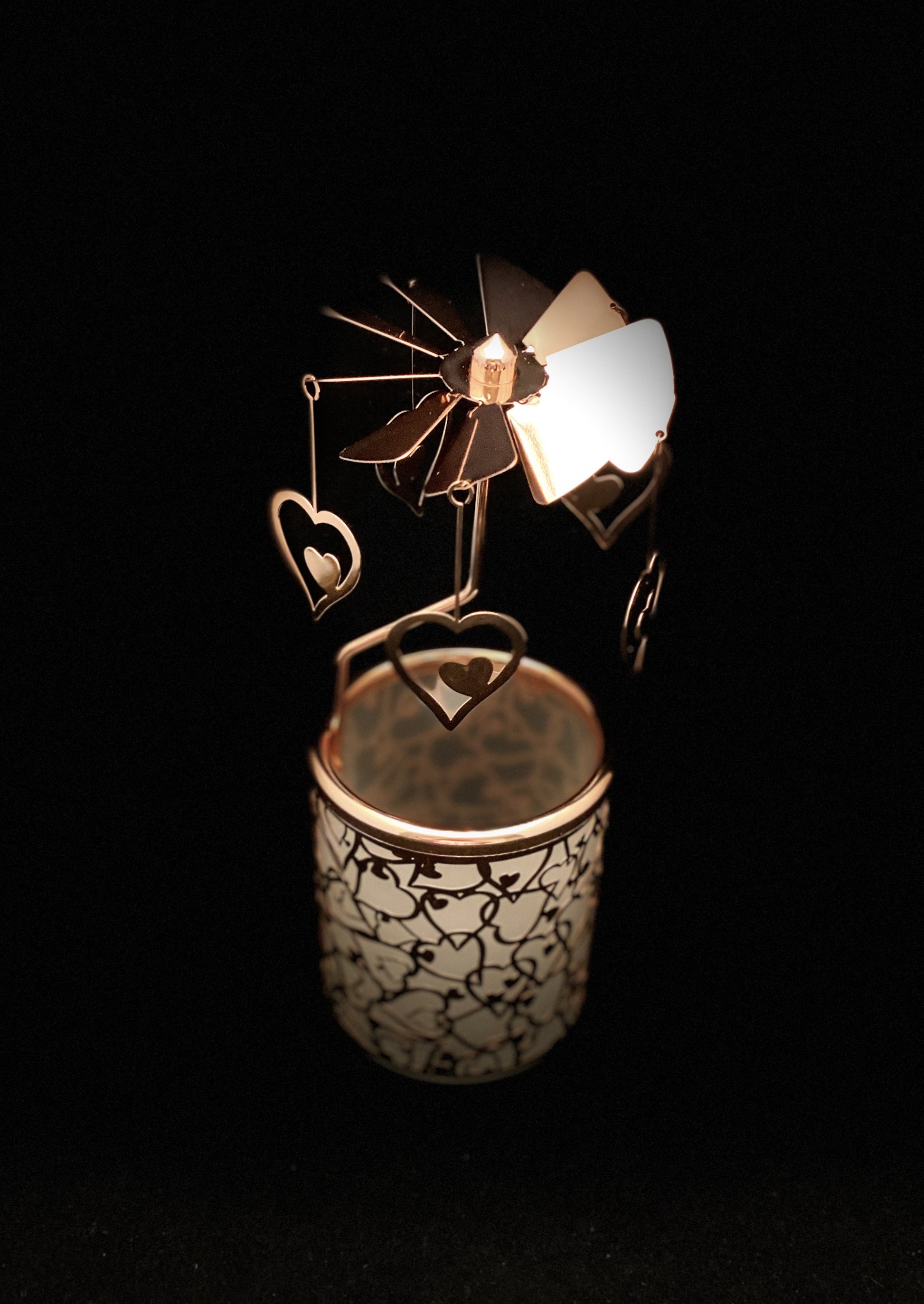 Candle Carousel - The Elegant Hearts