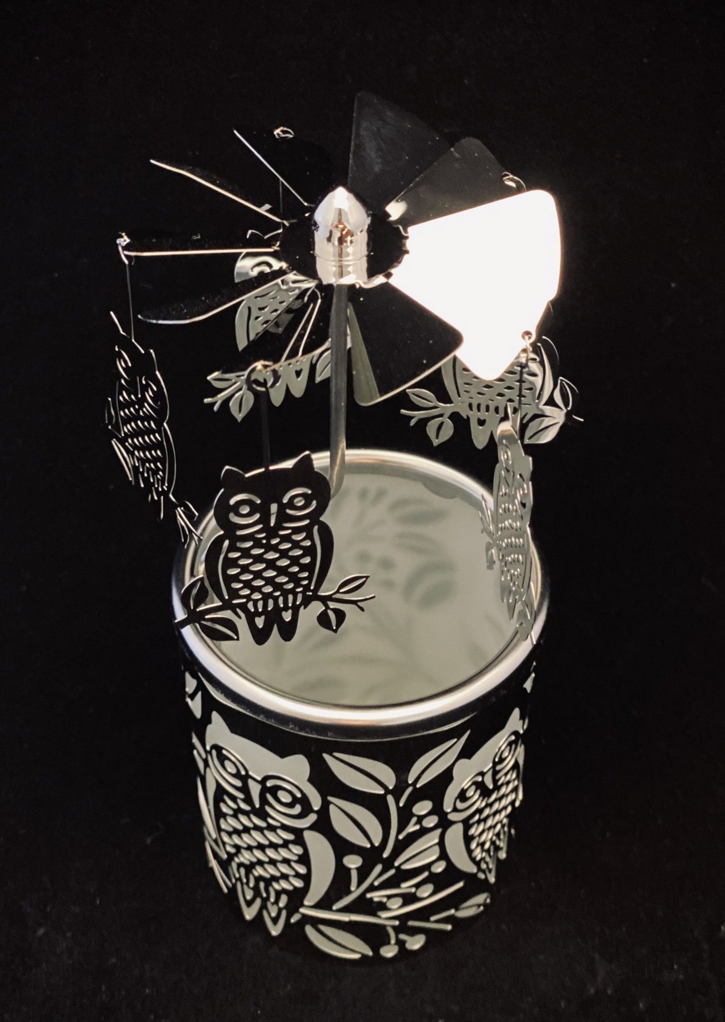 Candle Carousel - The Snowy Owls