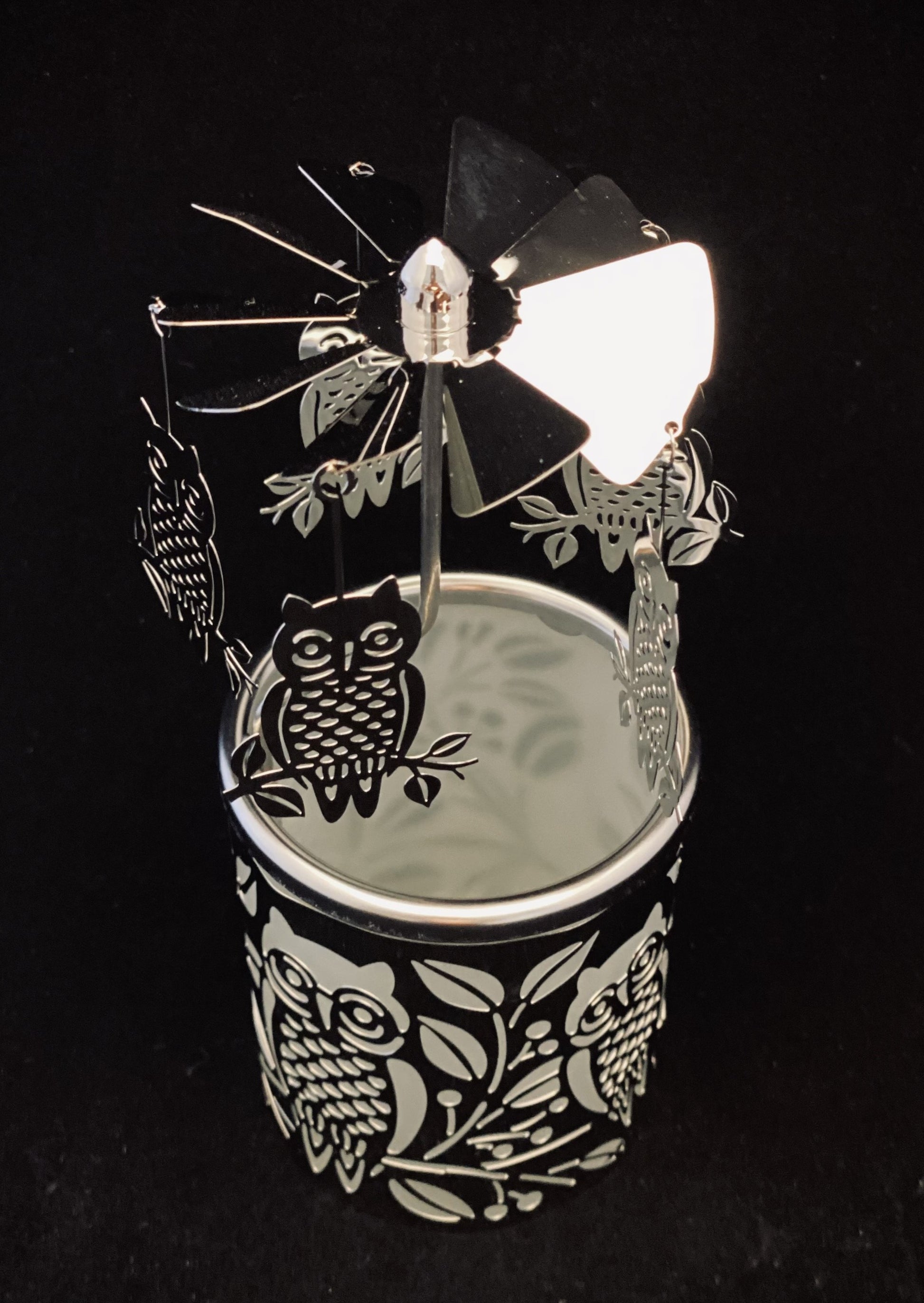 Candle Carousel - The Snowy Owls