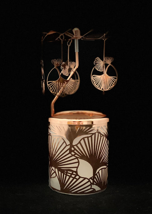 Candle Carousel - The Distinguished Gingko Leaves