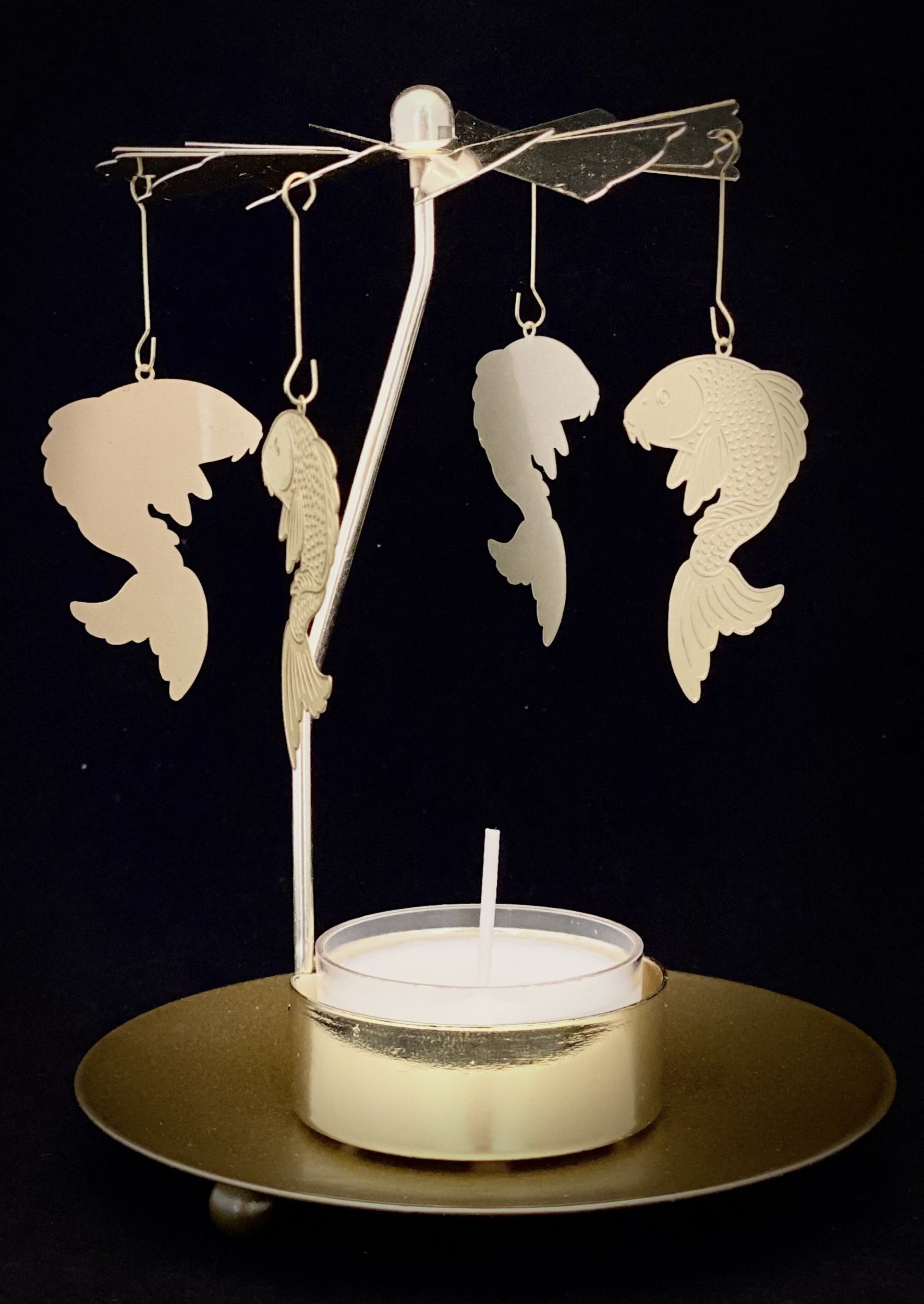 candle carousel - the auspicious koi