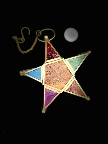 Tealight Holder - Hanging Star
