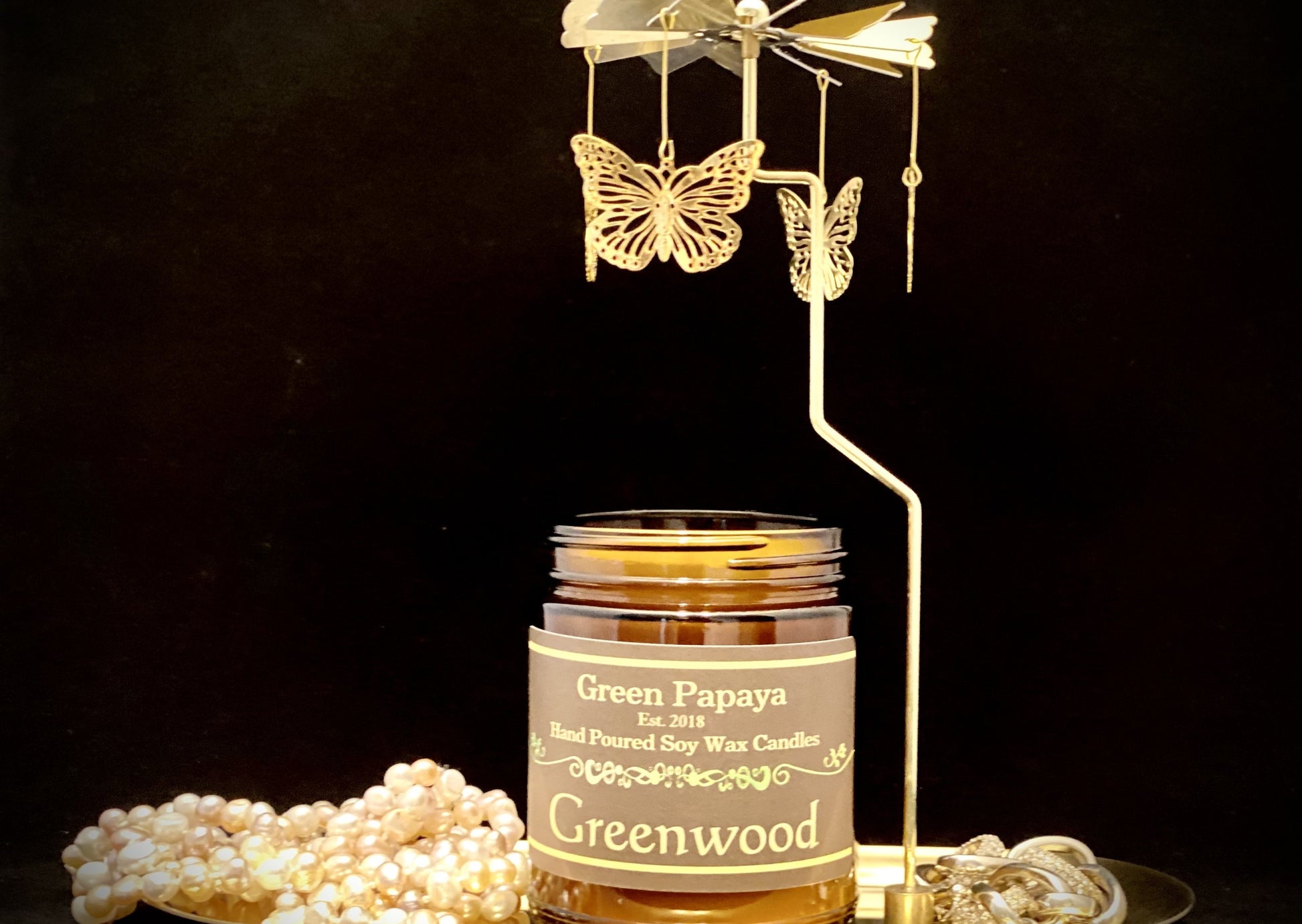 Candle Carousel - The Monarch Butterfly