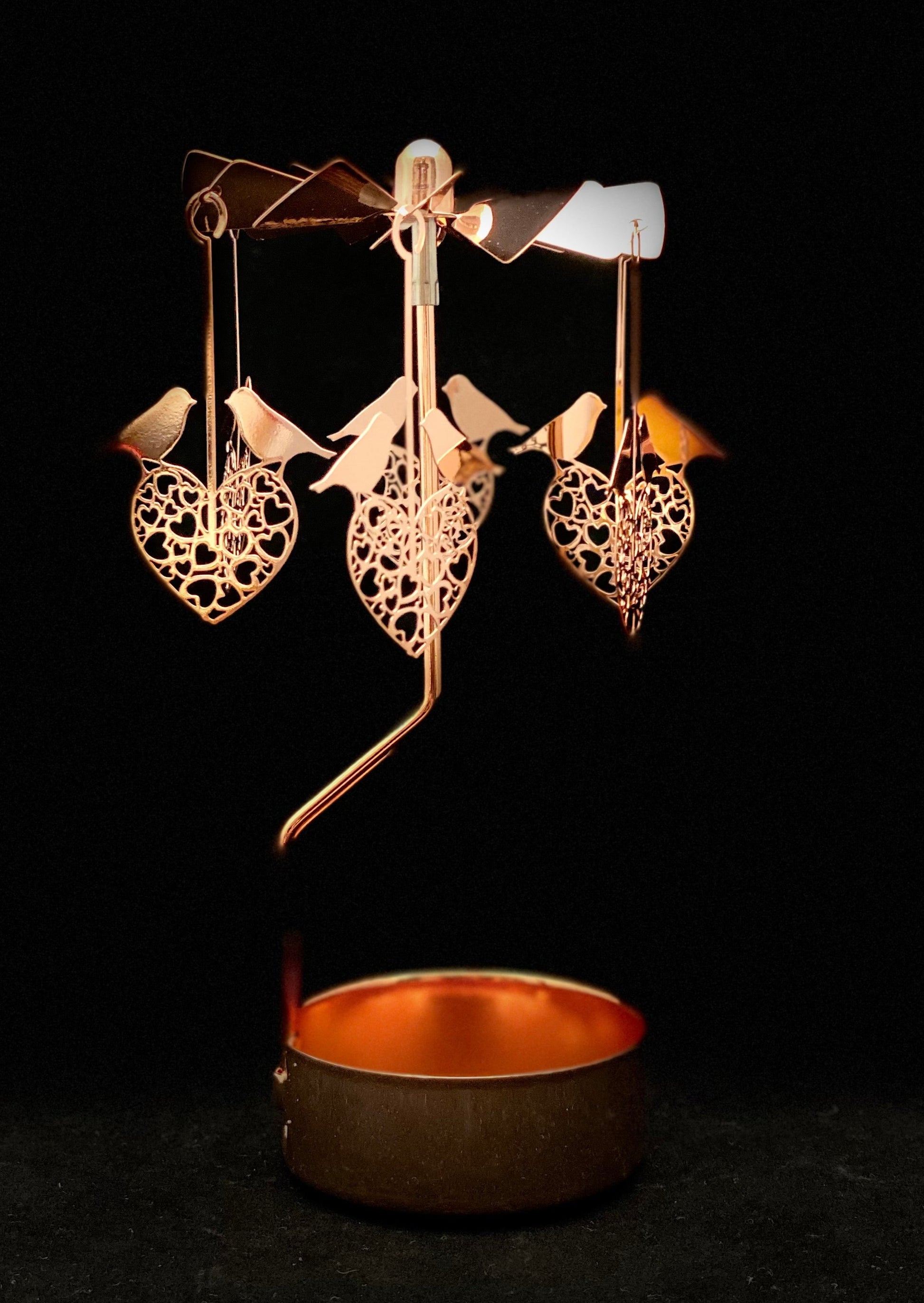 Candle Carousel - The Love Birds