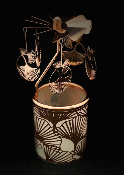 Candle Carousel - The Distinguished Gingko Leaves