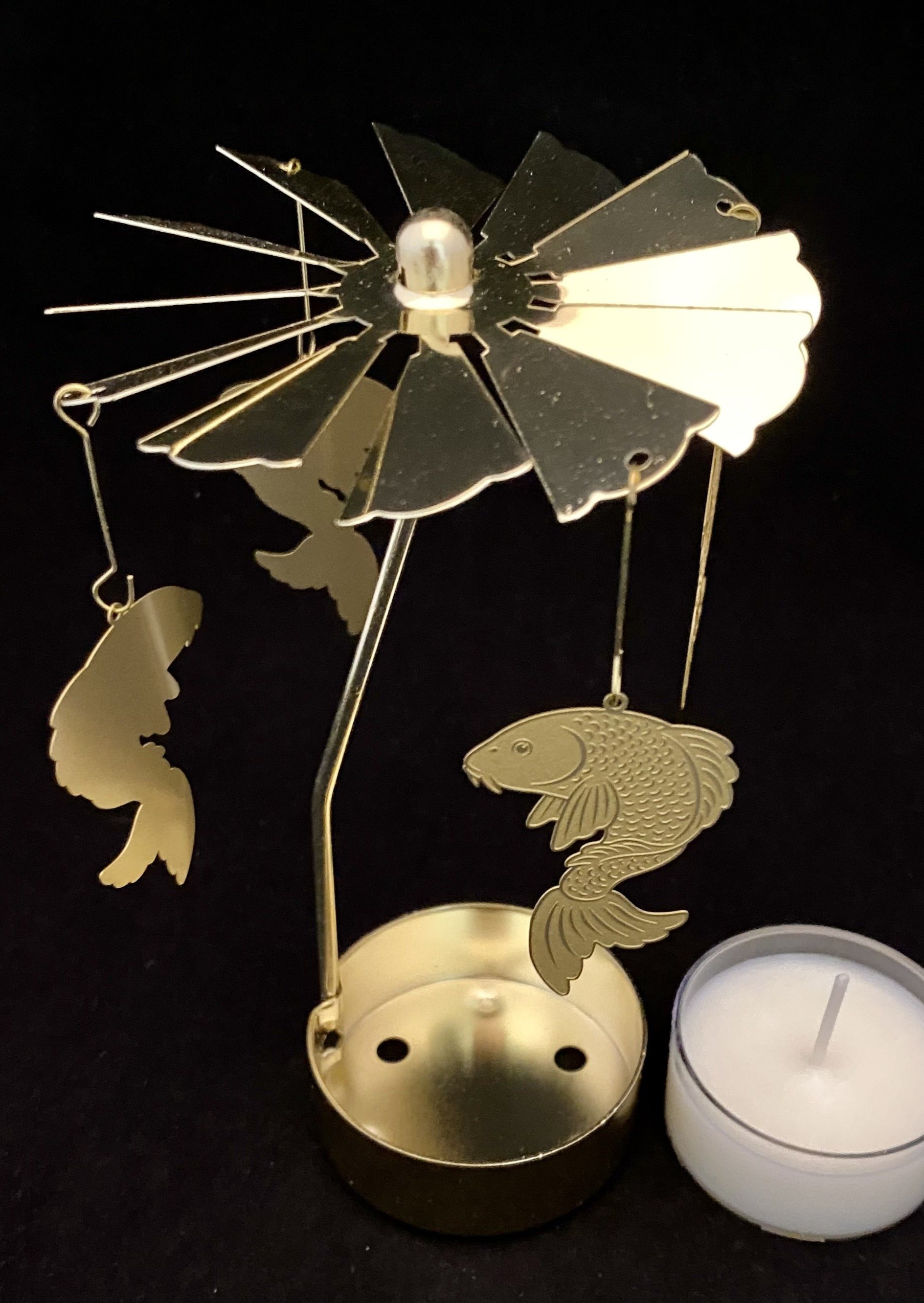 candle carousel - the auspicious koi