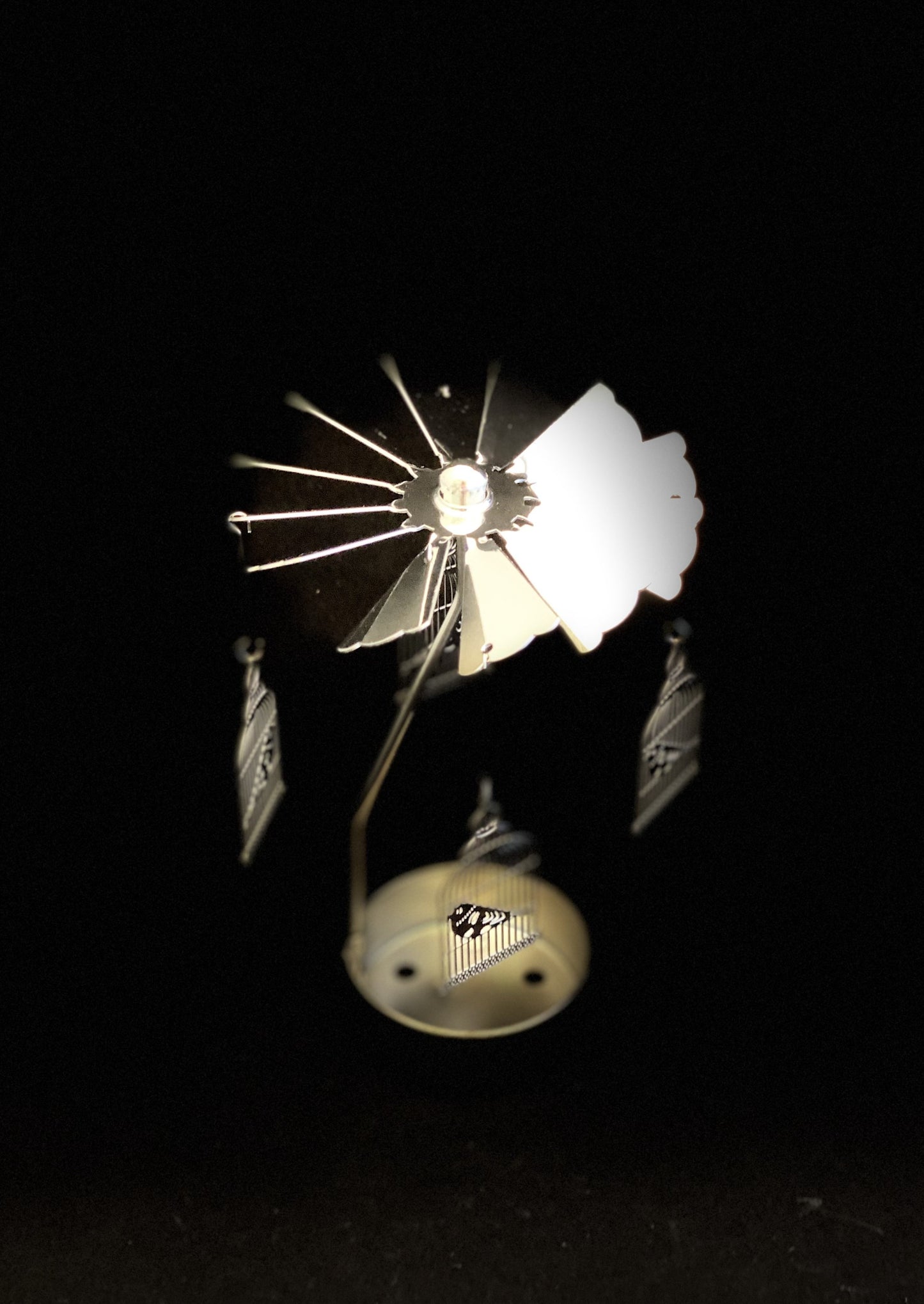 Candle Carousel - The Silver Birdcage