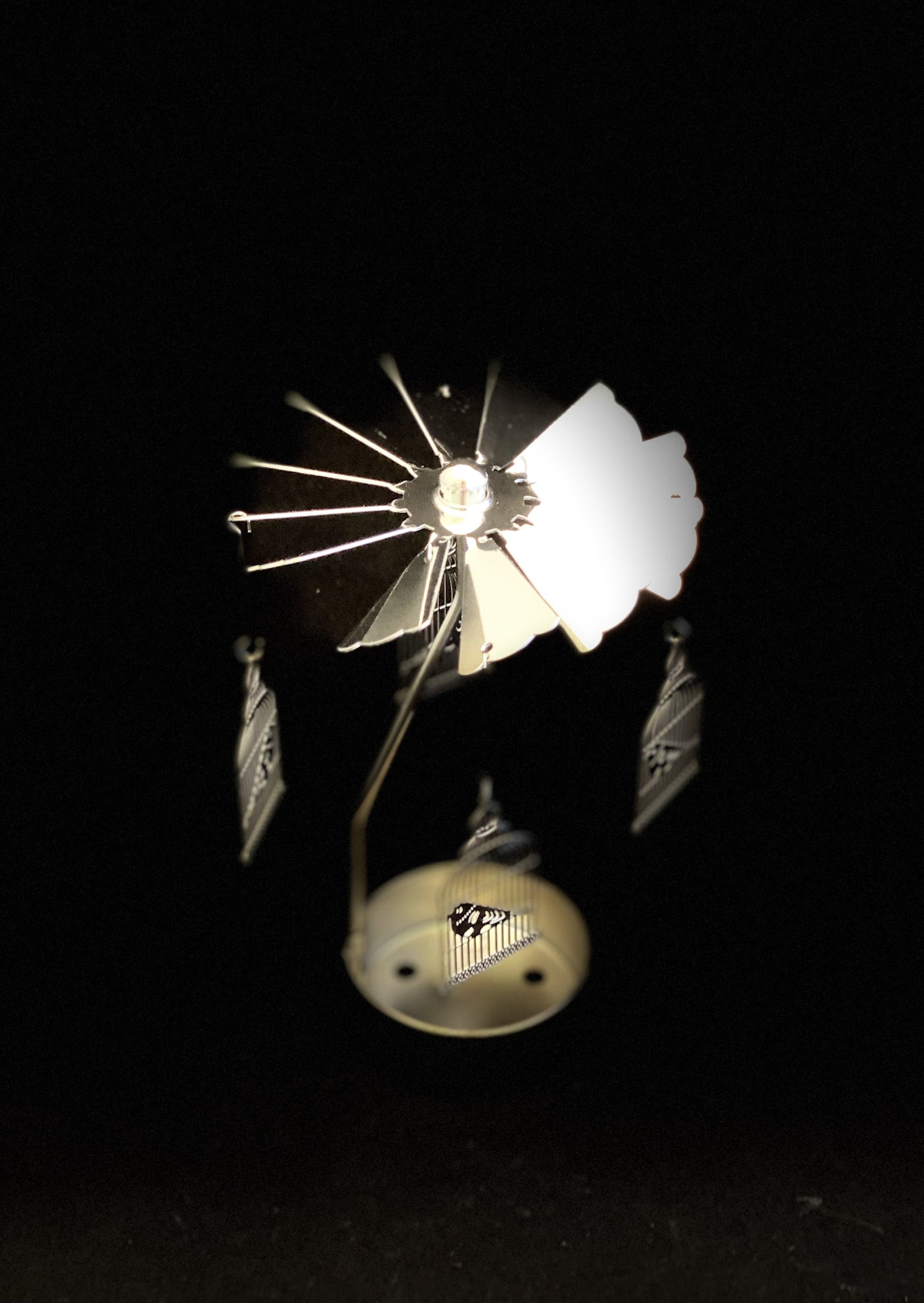 Candle Carousel - The Silver Birdcage