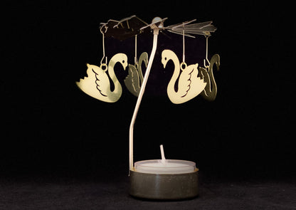 Candle Carousel - The Graceful Swan