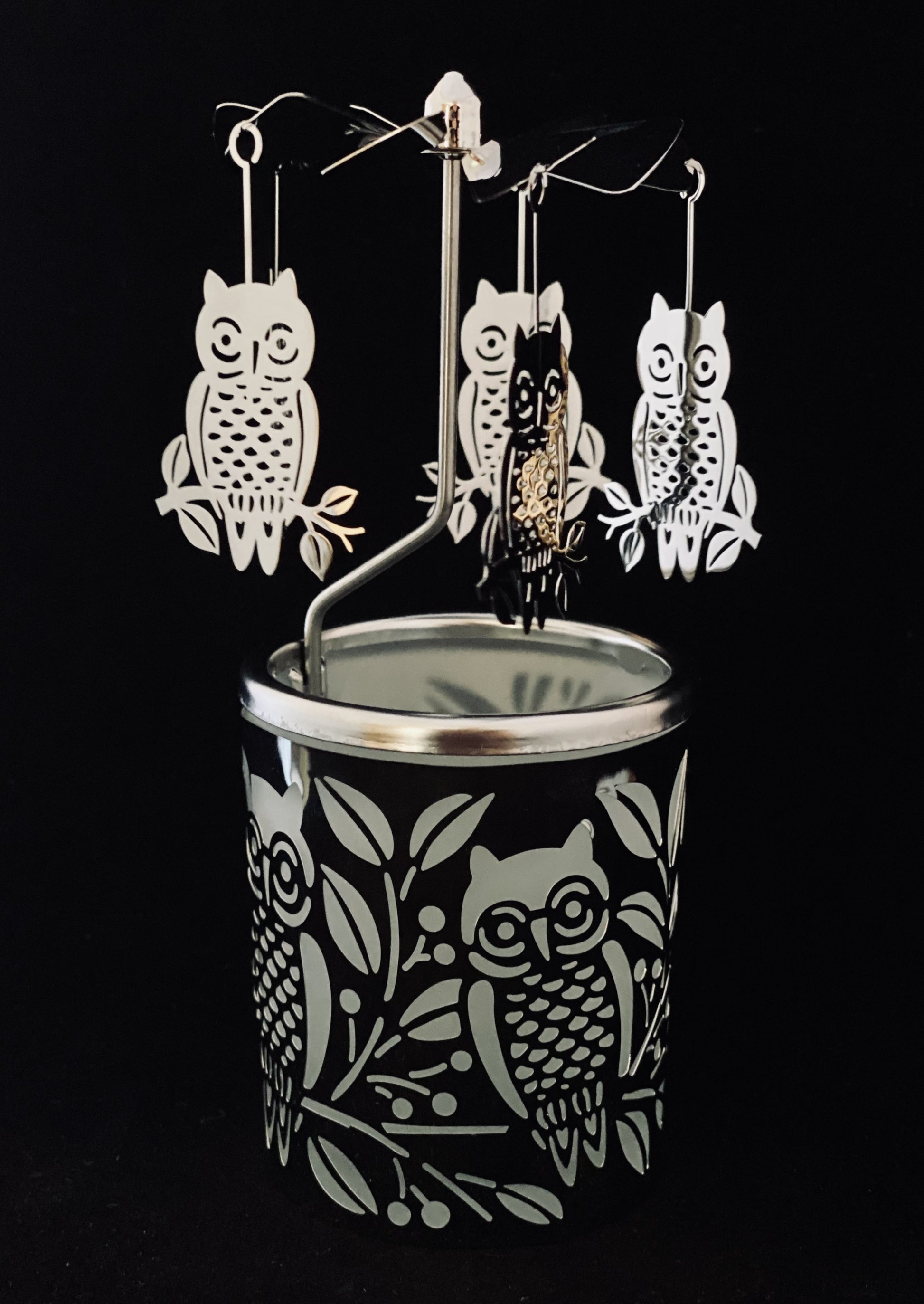 Candle Carousel - The Snowy Owls