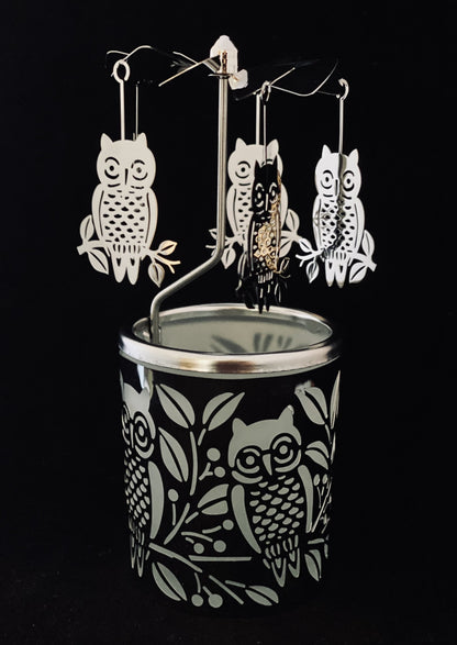 Candle Carousel - The Snowy Owls