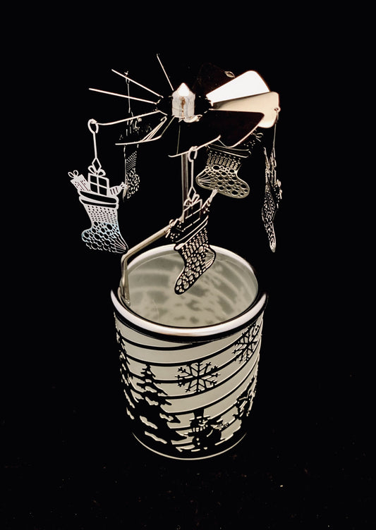 Candle Carousel - The Christmas Stocking