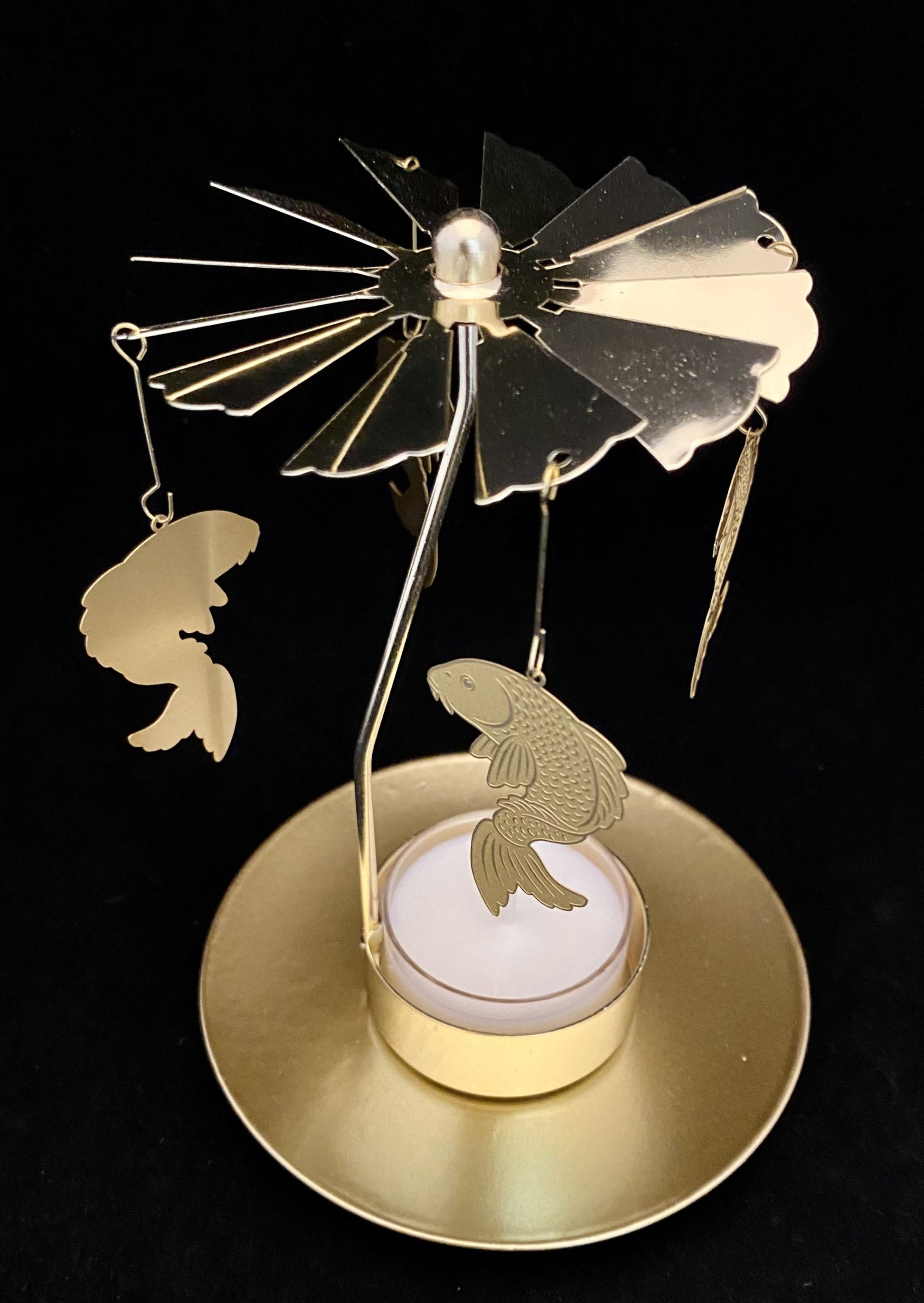 candle carousel - the auspicious koi