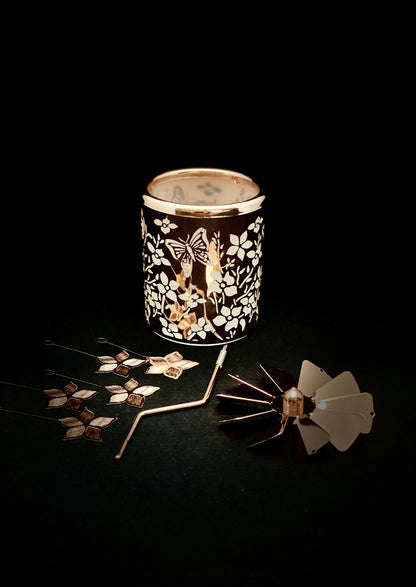 Candle Carousel - The Rose Gold Garden