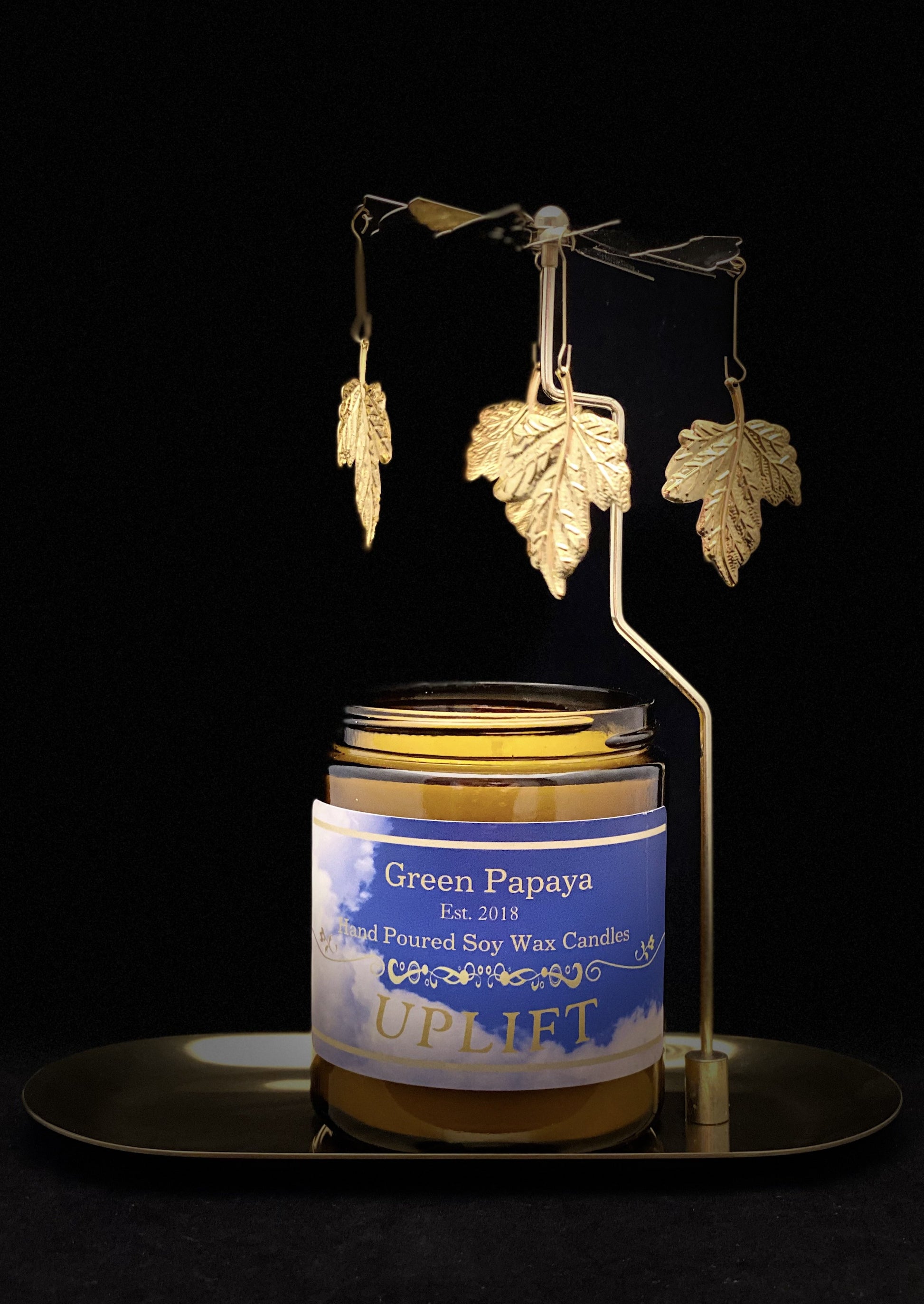 Candle Carousel - The Golden Leaves