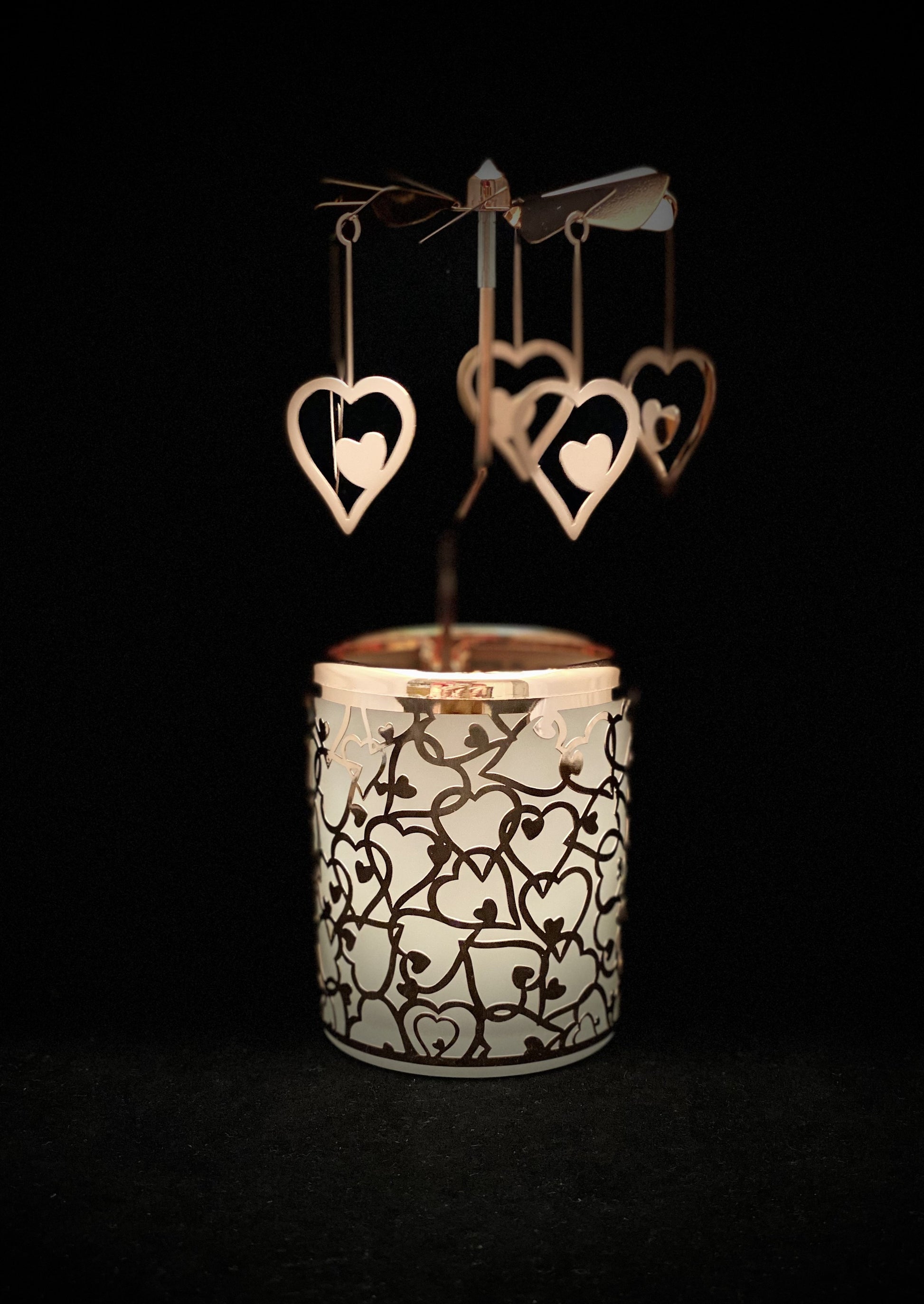 Candle Carousel - The Elegant Hearts